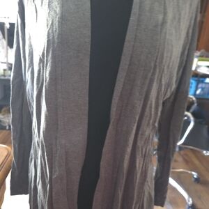 Soma Charcoal Open Front Cardigan